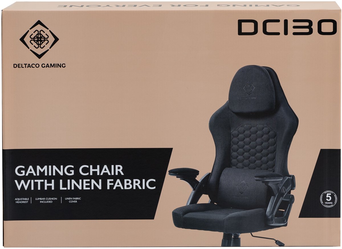 DistIT Services AB Deltaco Gaming DC130 - Bureaustoel thumbnail 5