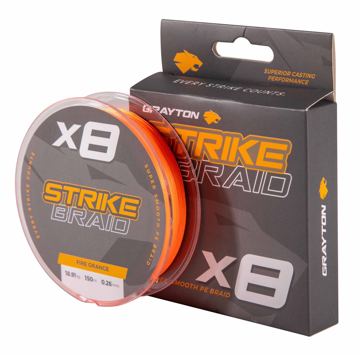 Grayton Strike Braid Gevlochten Lijn 0.14mm/7.68kg (150m) - Gevlochten Lijn