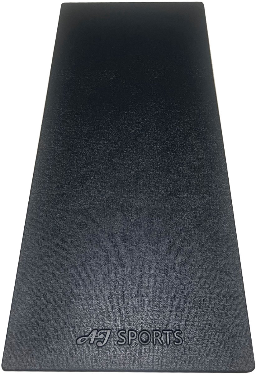 AJ-Sports Vloermat voor Loopbanden - 160 x 70 cm - Walking Pad - Hardloopband - Beschermmat - Vloerbeschermer - Zwart