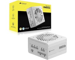 Corsair RM850e (2025) - Interne Voeding - 850W - Cybenetics ETA Gold - 230V - Volledig modulair - Wit