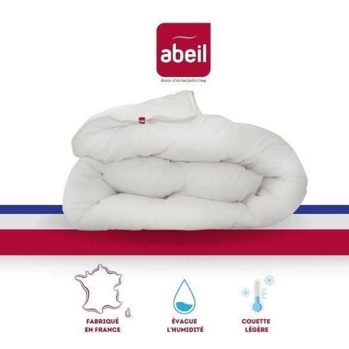 Dekbed Abeil Iceberg Wit Licht 200 g/m² 220 x 240 cm