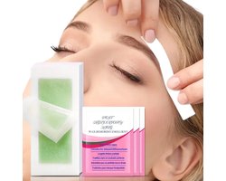 30 Stuks Harsstrips Gezicht & Lichaam – Inclusief Verzorgende Olie Doekjes | Pijnloze Ontharing met Honing & Tea Tree | Gezicht, Wenkbrauwen, Bikinilijn & Oksels | Hypoallergeen & Huidvriendelijk