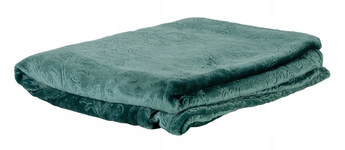Groene Floral Plaid 150x200cm - Zacht & Decoratief
