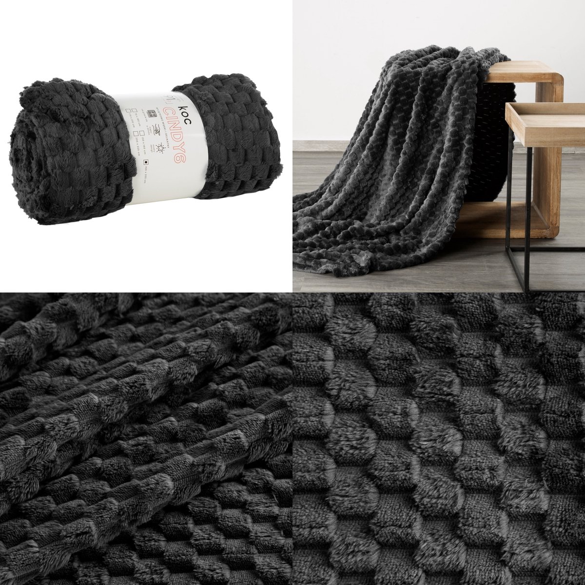 Design Plaid 150x200cm - Zacht Microvezel, Stijlvol & Duurzaam
