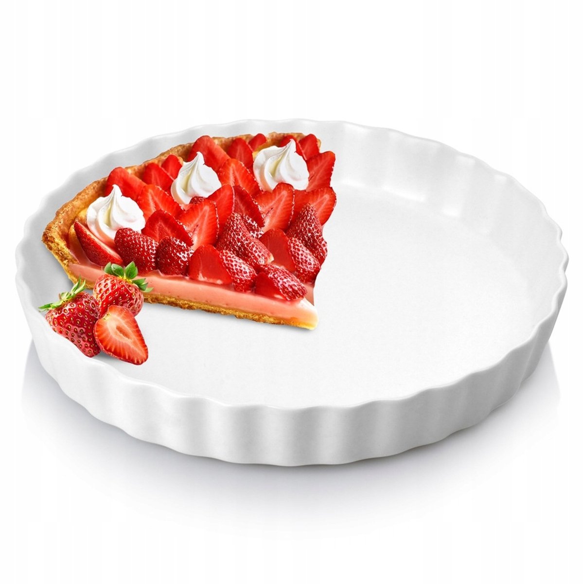 Keramische Taartvorm Rond 24,5 cm - Oven & Magnetronbestendig