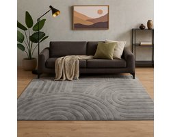 Milton & Oldbrook Vloerkleed 200 x 290 cm Trani Grijs