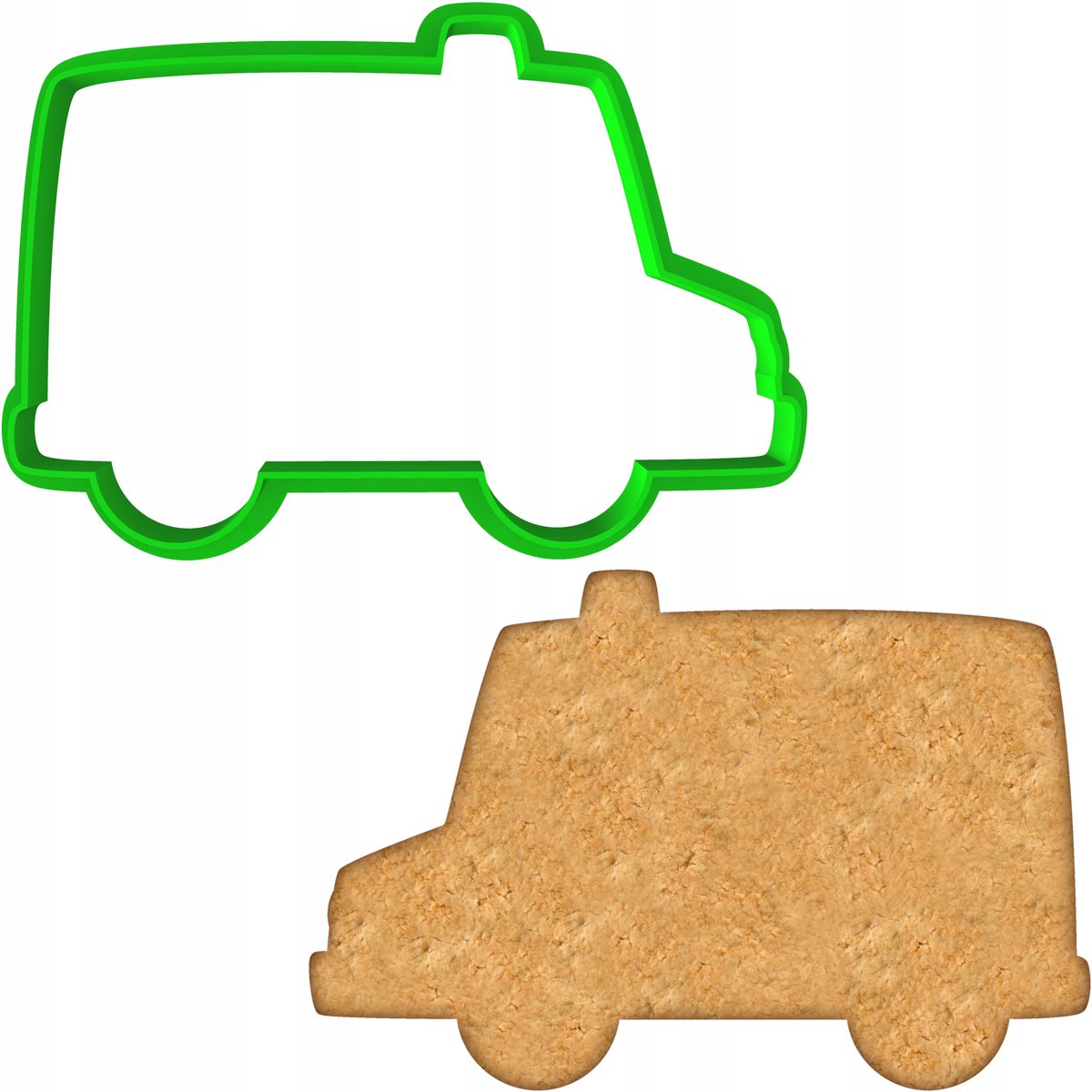 Koekjesvorm Ambulance - PETG - Vaatwasmachinebestendig