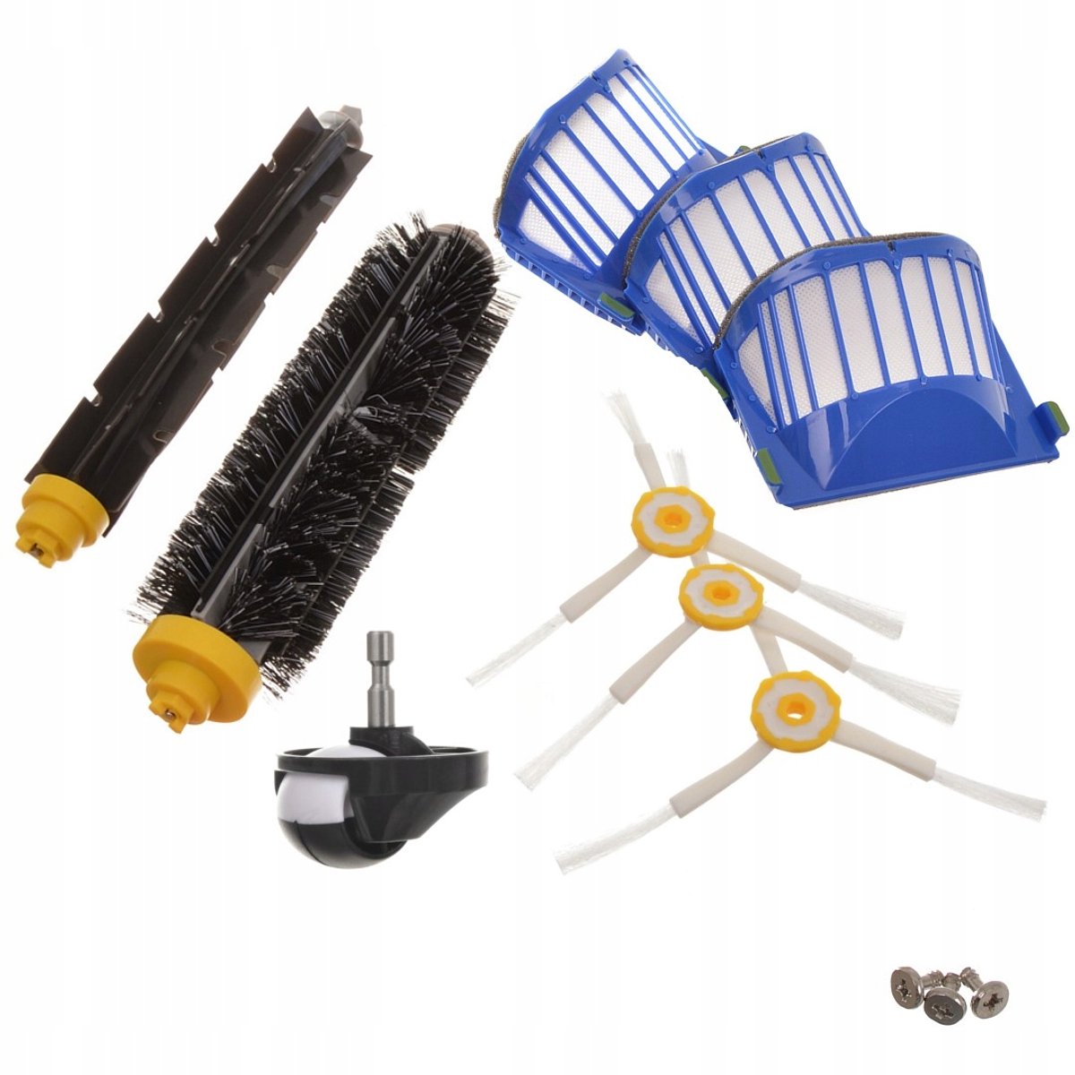 Accessoireset voor iRobot Roomba 600 Series: Filters, Borstels, Wieltje