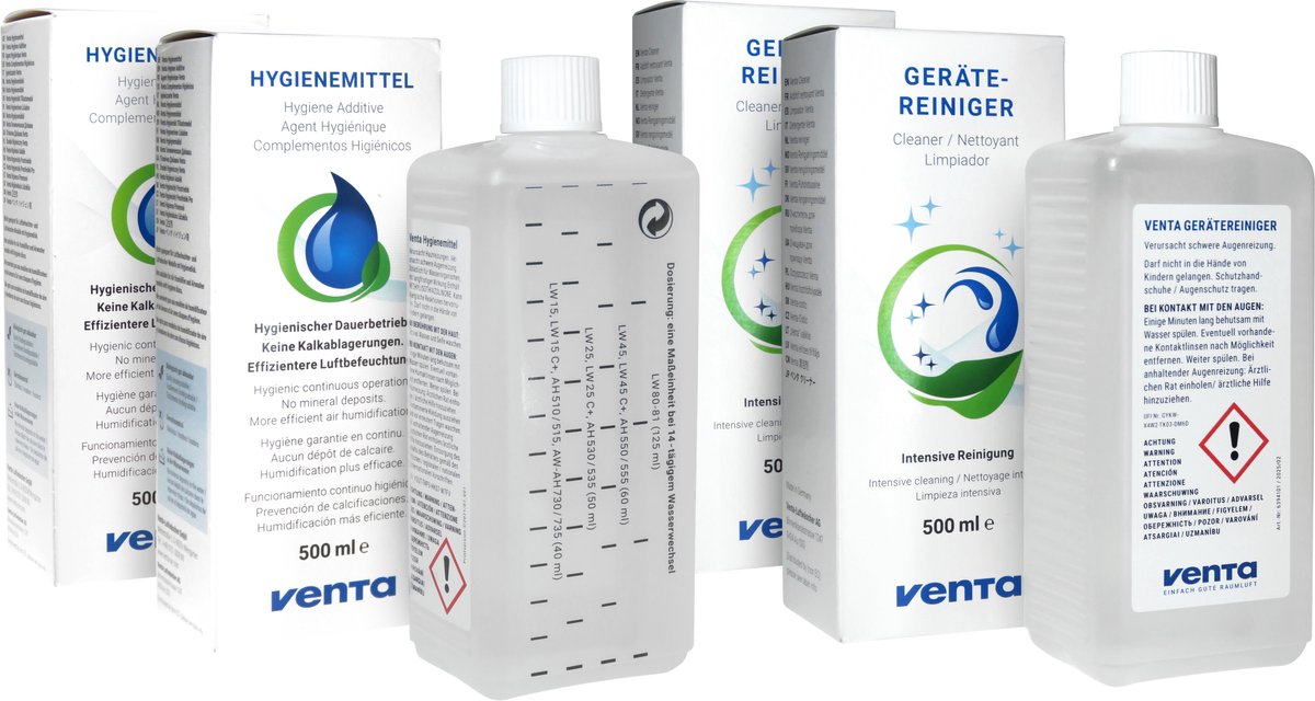 Venta - Hygienemiddel en Reiniger - Airwasher set - Jaarpakket