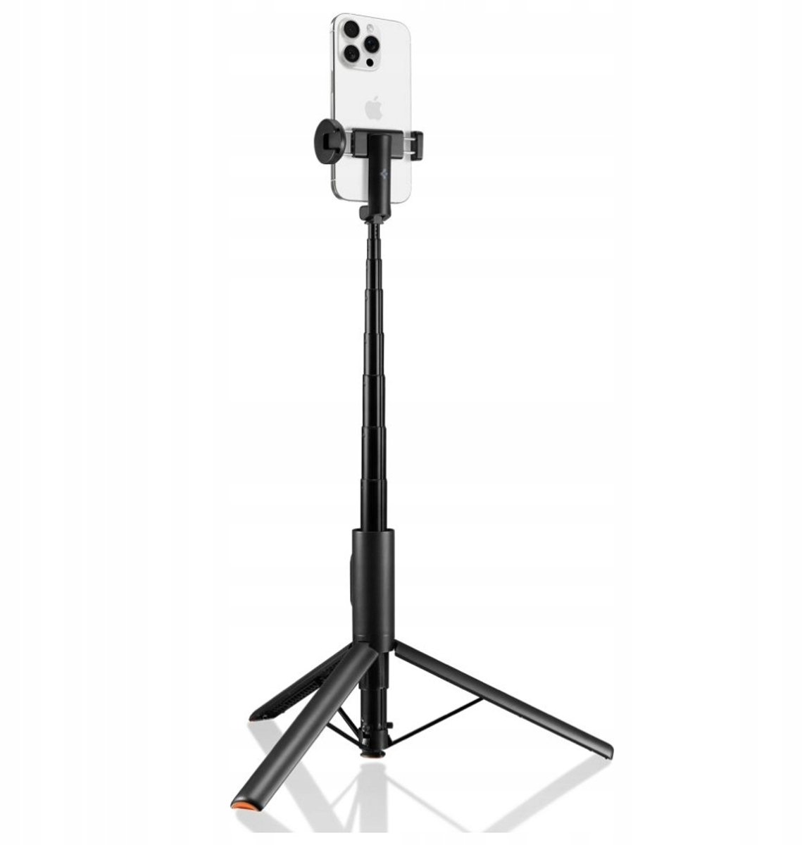 Spigen S541W Selfie Stick Tripod met Bluetooth Afstandsbediening, Zwart