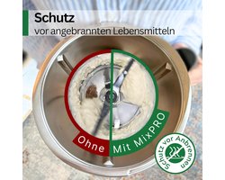 Geschikt voor Assistant Savoureux MixPRO, het 2-in-1 accessoire Geschikt voor Thermomix TM5 & TM6, Verbrandingbescherming en schuimcrème maken met volledige eenvoud en succes