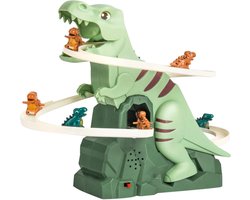 Jojoy - Dinosaurus Trapklimmer - Speelgoed met Licht en Muziek - Inclusief 9 Dinosaurussen - Educatief Speelgoed - DINOCLIMBER