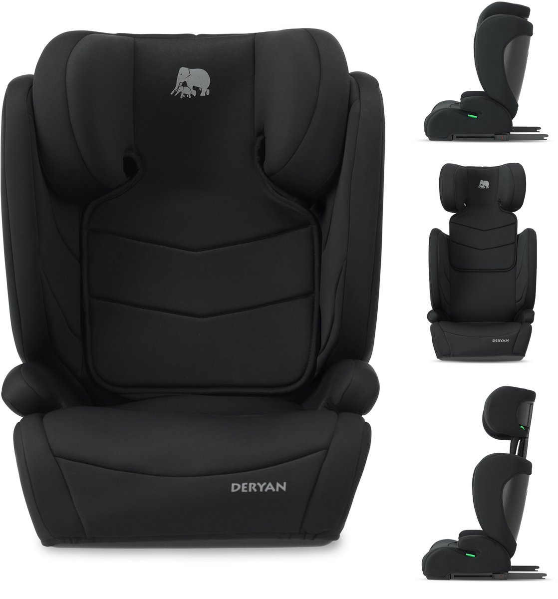 Deryan Charlie Luxe Autostoel i-Size - Isofix - Zwart