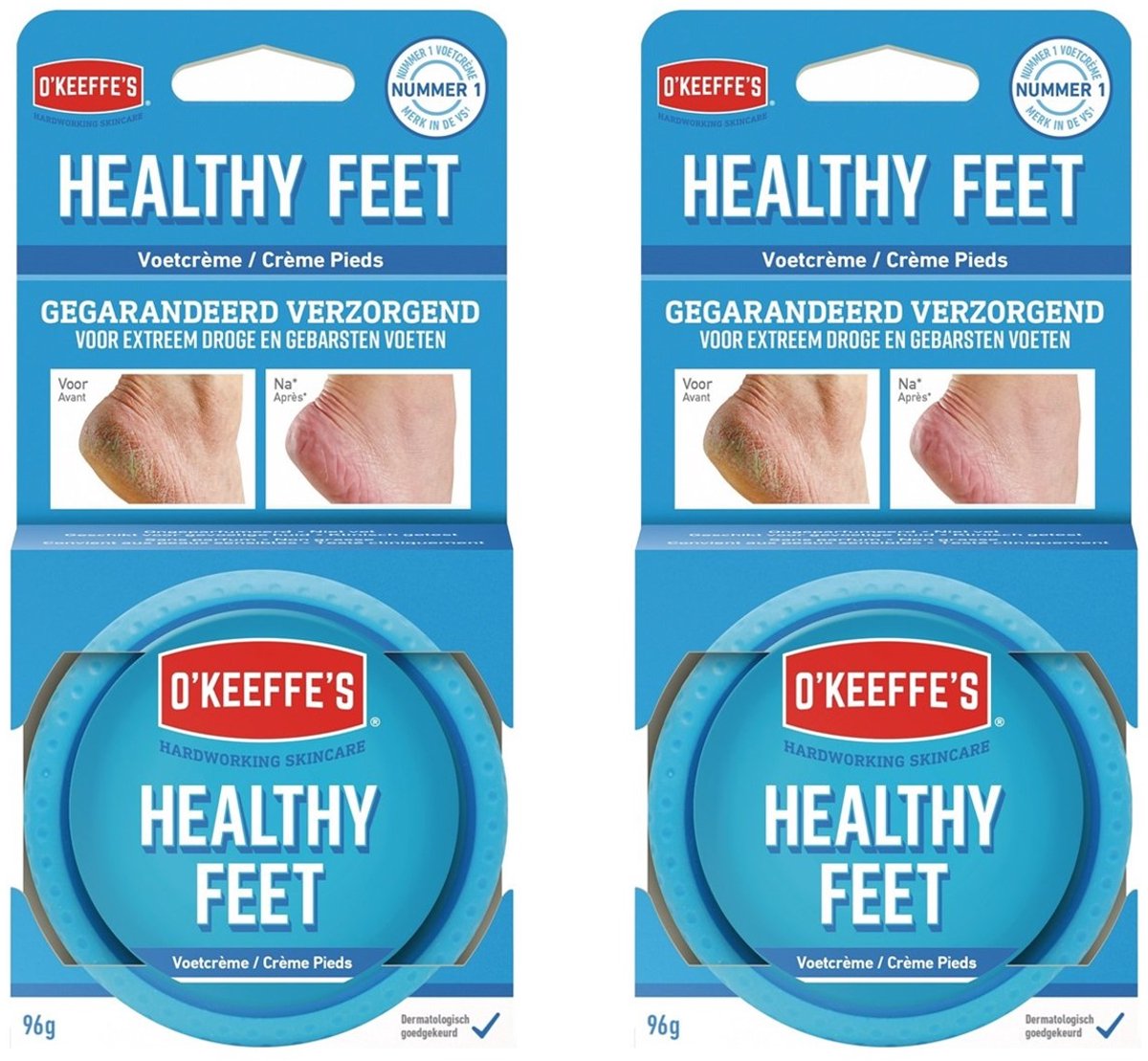 O'Keeffe's Voetcreme Healthy Feet Pot - 2x 96g