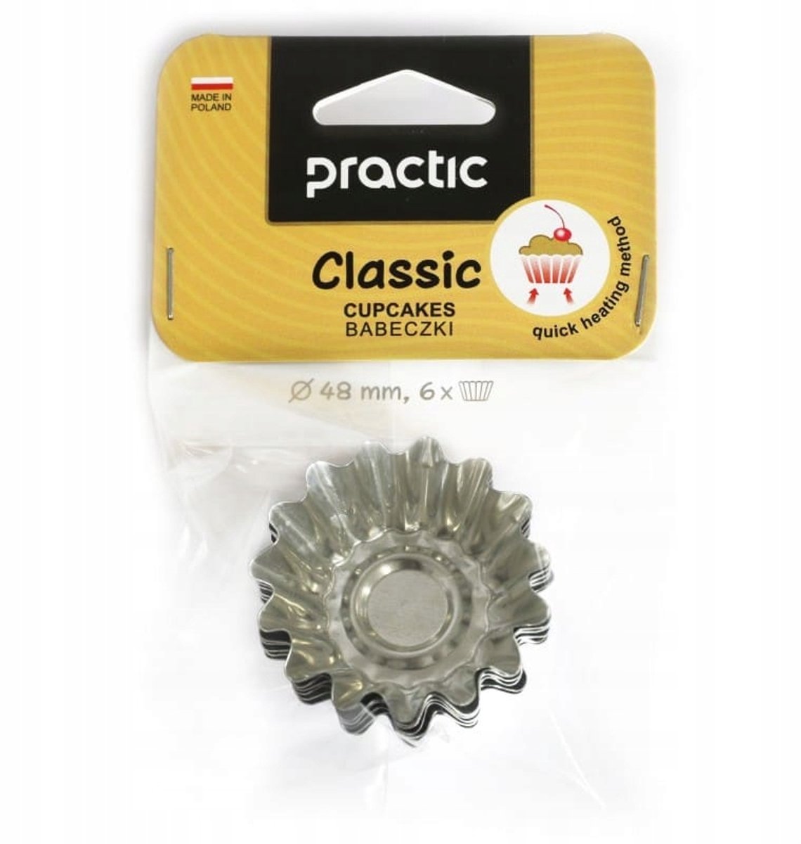 Praktische Mini Muffinvormen Klassiek 3,5 cm - 6 st