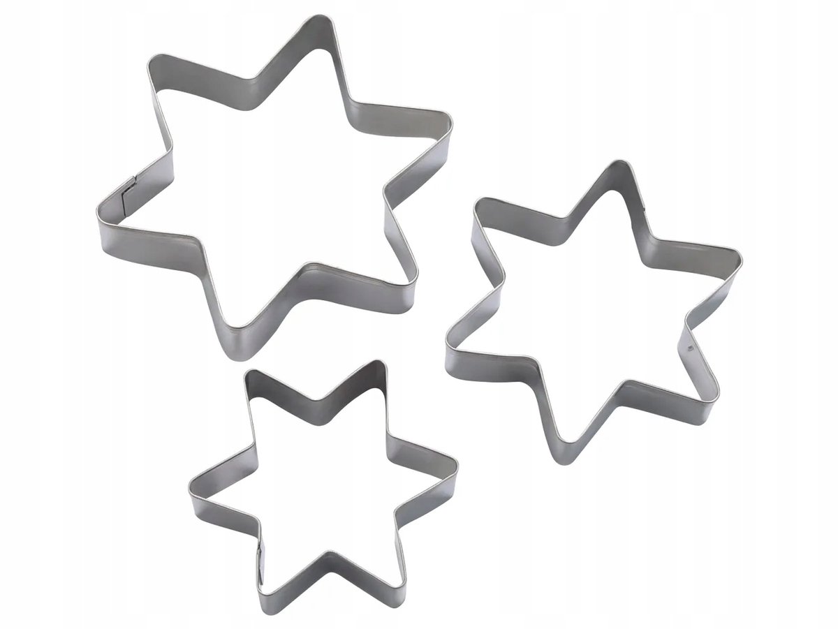 Zenker Koekjesvorm Set - Starren, Kerstboom & Meer