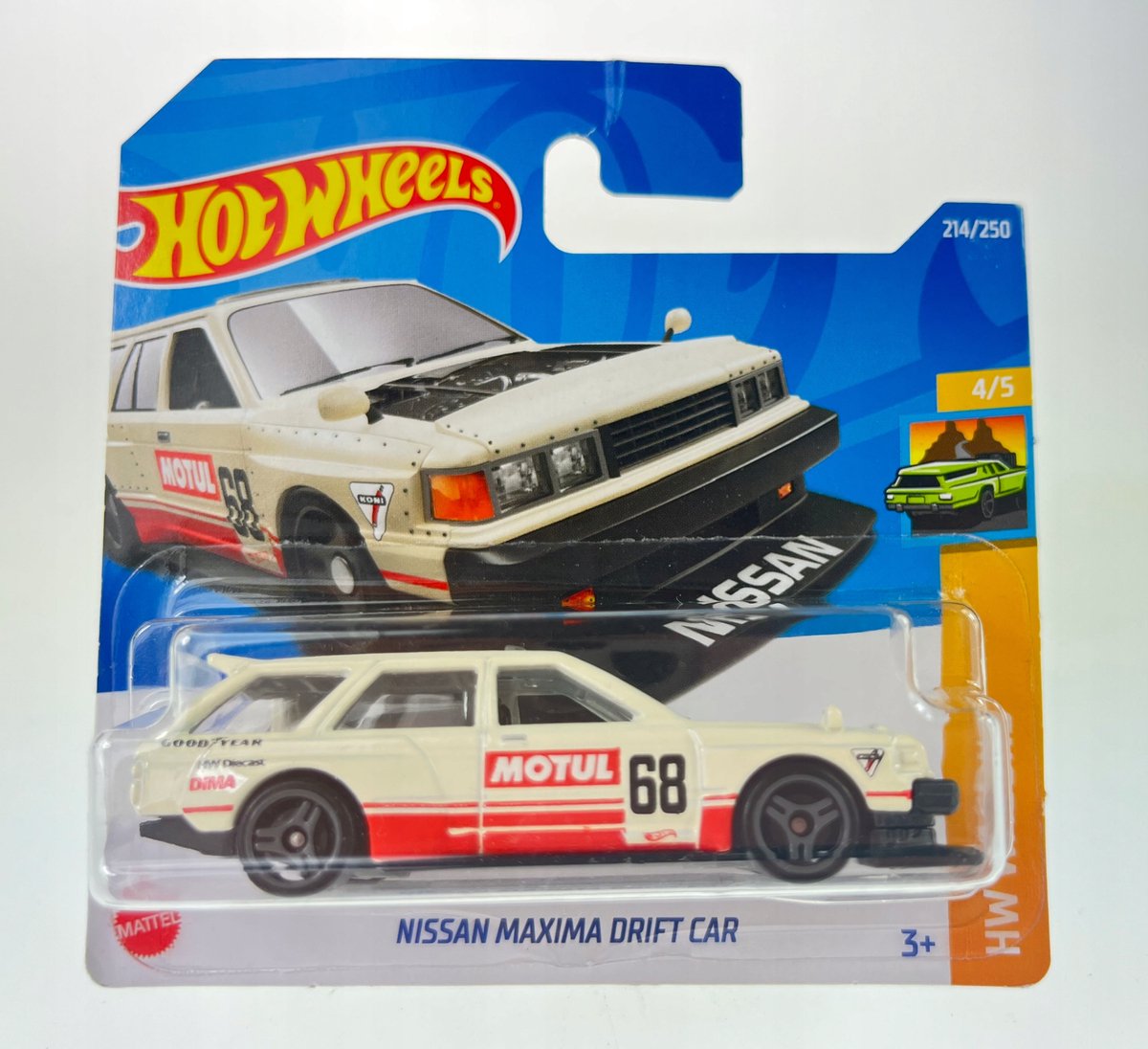 Hot Wheels Nissan Maxima Drift Car 1:64 - Crème - 2022
