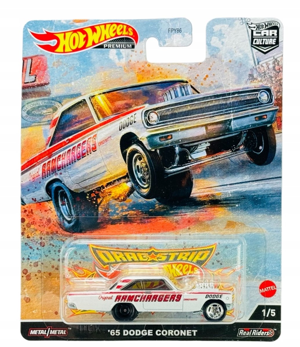 Hot Wheels '65 Dodge Coronet Drag Strip 1:64 premium modelauto
