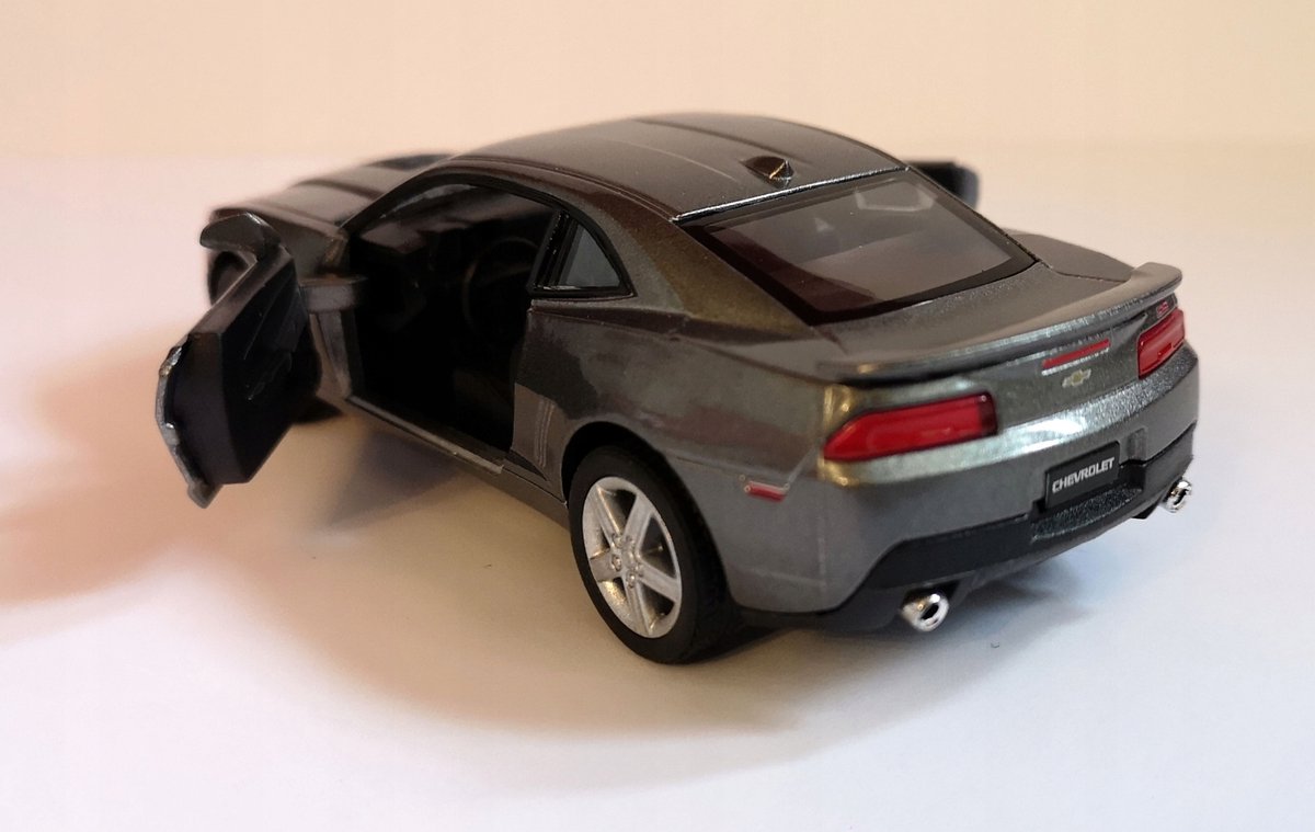 Kinsmart 1:38 Chevrolet Camaro 2014 Metal Agains - Grijs