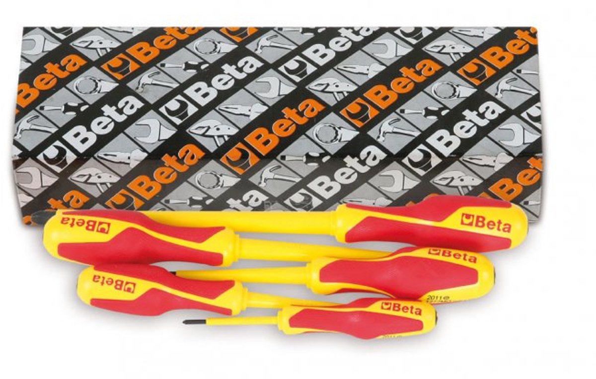 Beta Geïsoleerde Kruiskopschroevendraaiers 1000V Set (5 Stuks)