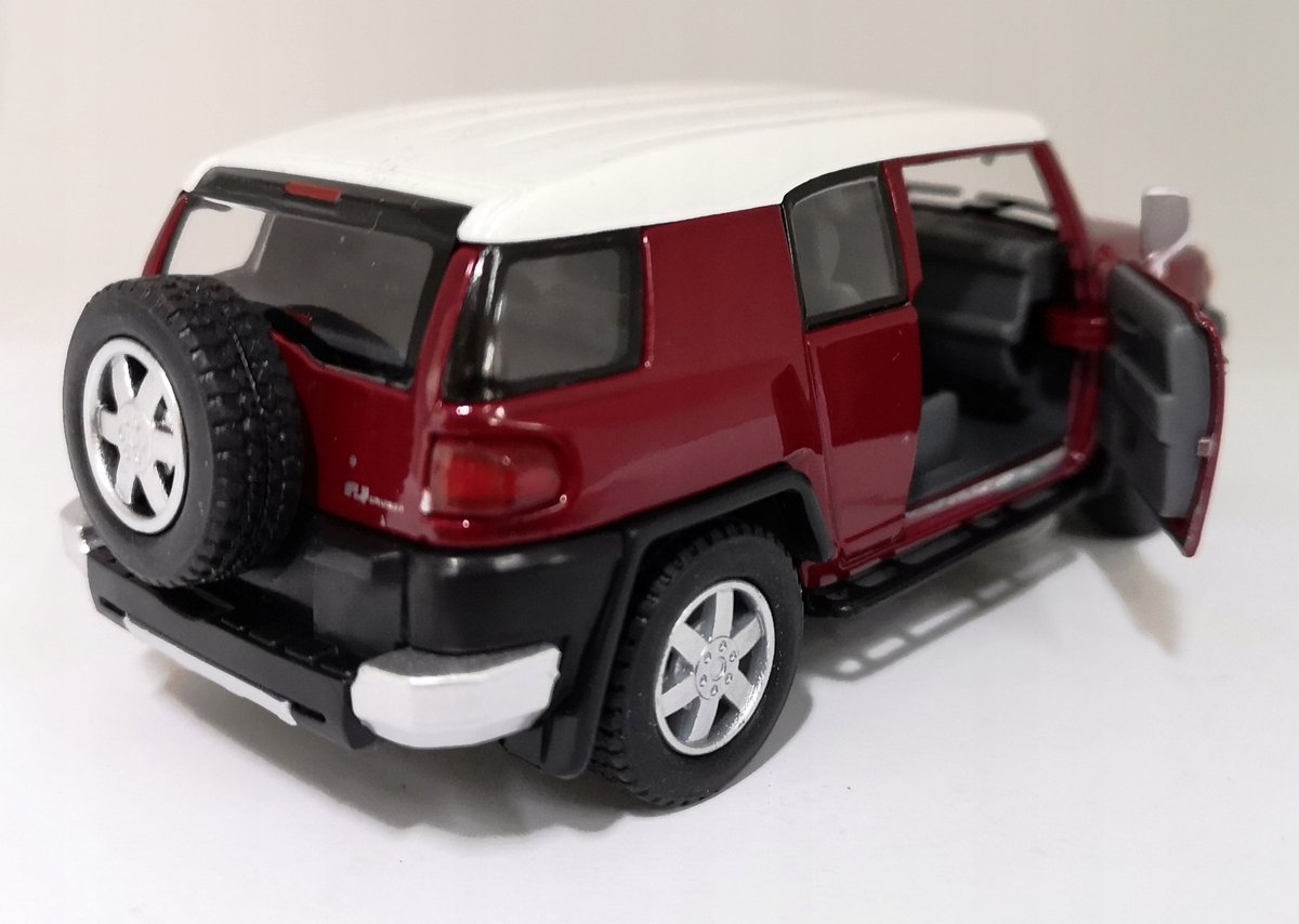 Kinsmart Toyota FJ Cruiser 1:36 Metaal - Rood