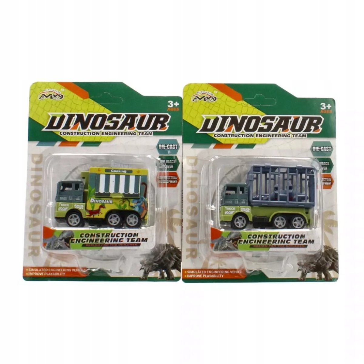 Mega Creative Vrachtwagen Speelgoed met Dino - Kleurrijk Plastic