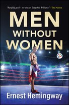Boekcover met bokser in ring. Titel: MEN WITHOUT WOMEN. Auteur: Ernest Hemingway.