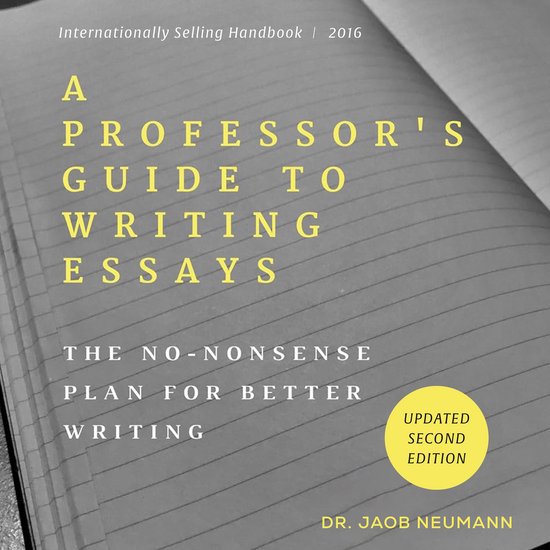 A Professor's Guide to Writing Essays - cover