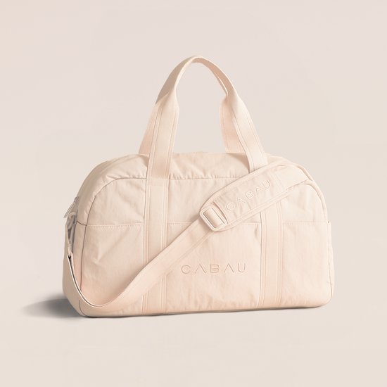 Cabau - Bloom Bag Beige - Sac de sport / Sac week-end - Léger et moelleux, facile à transporter, matériau durable, nettoyage rapide