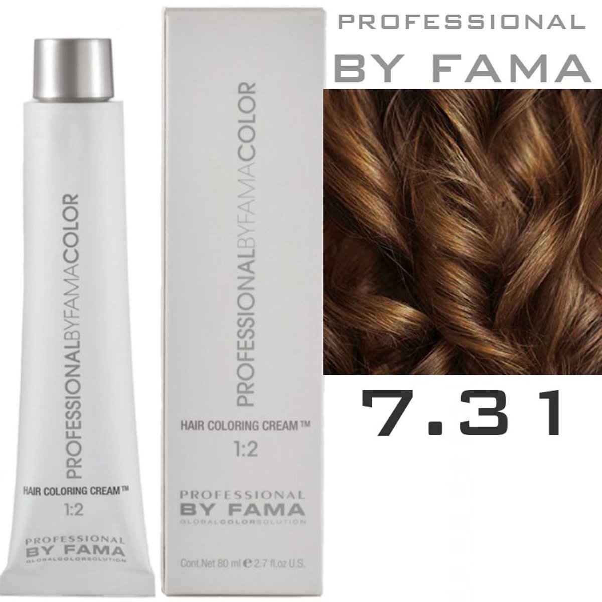 7.31 Medium warm beige blond Professional van FAMA 80ml