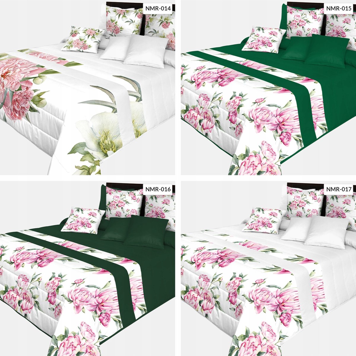 Stijlvolle Gekantelde Bedsprei 170x210 cm met Bloemendessin