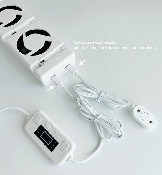 SpeedComfort Heizkörperventilator für Heizkörper von 50 - 70 cm Mono