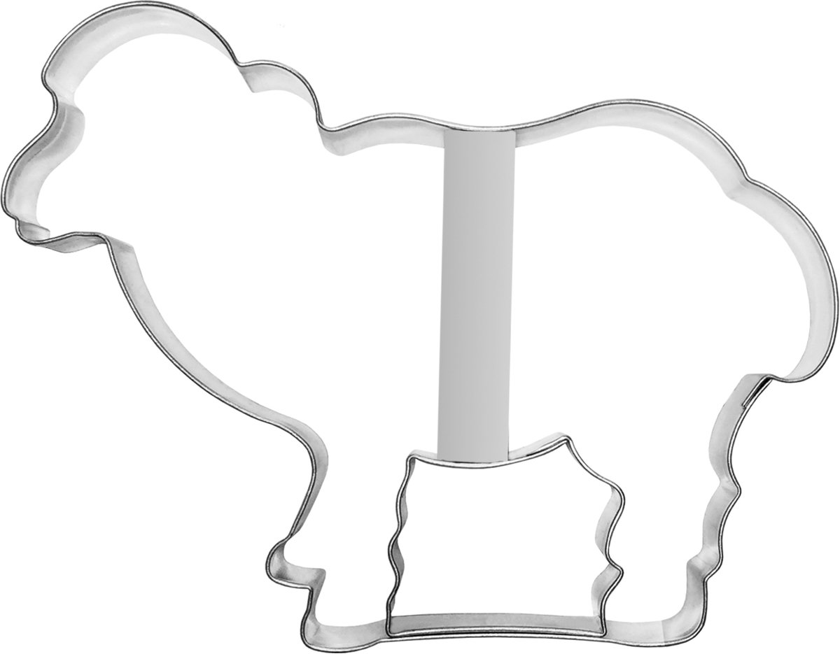 Grote Lammetjes Koekjesvorm 13cm - Paasdecoratie & Bakvorm