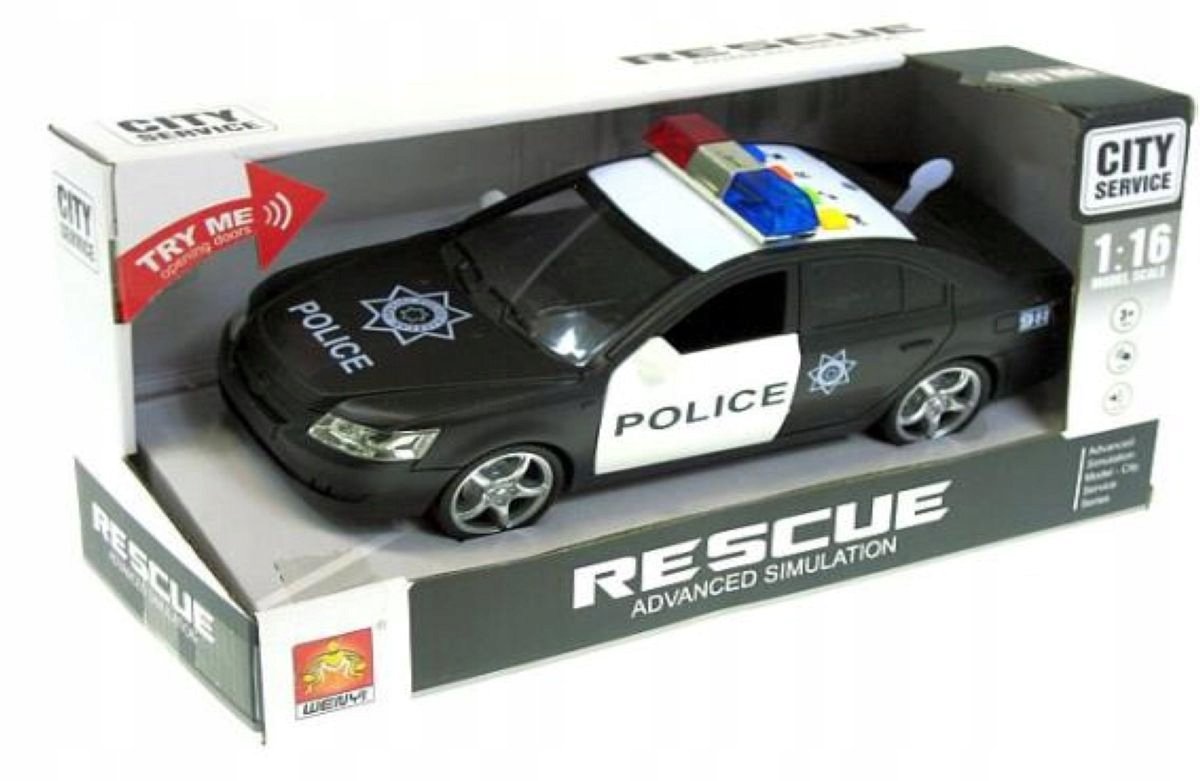 Politiewagen met Licht en Geluid - Speelgoedvoertuig