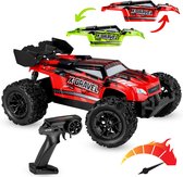 Overmax X-Gravel RC Auto – 1:16 Terenauto 20 km/u – Achterwielaandrijving, Vering, 2 Accu’s tot 30 min Speeltijd, 2 Carrosserieën – Offroad Racewagen voor Kinderen & Volwassenen – Bestuurbare Auto
