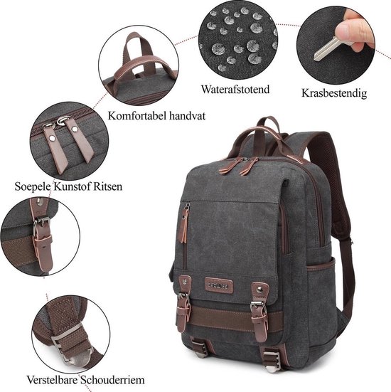 Crossbody Rugzak - Kan Worden Gedragen Als Rugtas, Heuptas Of Schoudertas Slingbag Met Een Schuine Draagriem Vakantie Tas