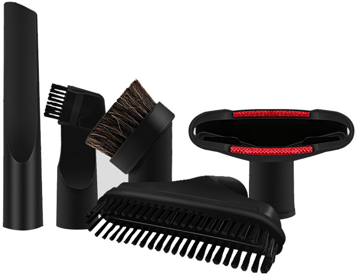 Stofzuigermond set- Opzetstuk Stofzuiger - Vloerzuigmond - Stofzuiger Onderdeel - geschikt voor 32 mm diameter-Stofzuiger Accessoires