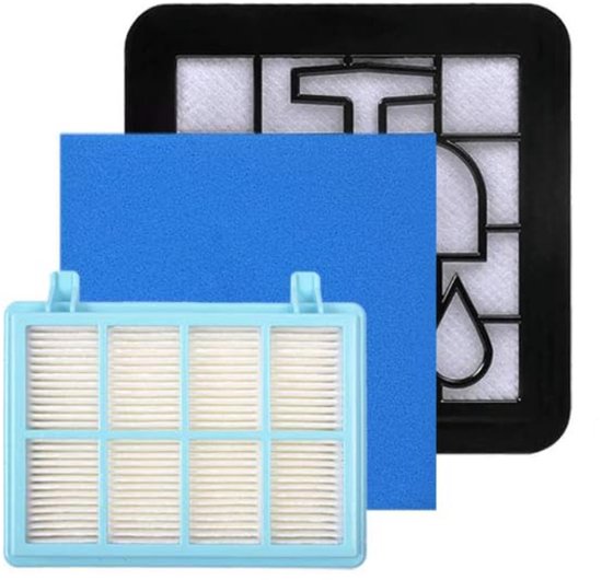 geschikt voor Philips PowerPro Compact, Active, City & Power Cyclone Stofzuigerfilters - Stofzuiger onderhoud en reinigings accessoires - geschikt voor Philips FC8010/01 FC9334, FC9550, FC9555, FC9556, vloerstofzuiger FC9331/09 FC9332/09