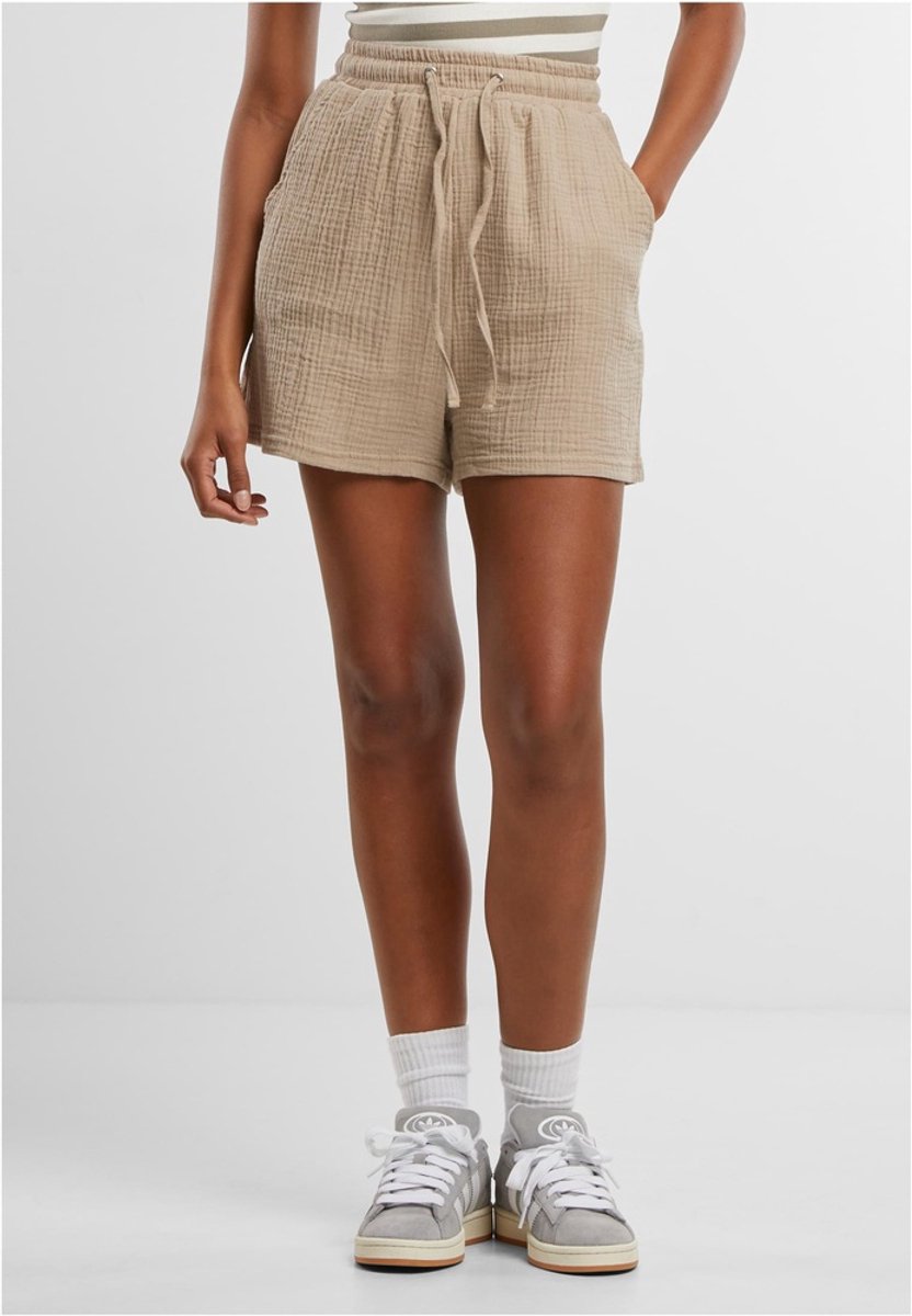 Urban Classics Musselin Korte broek S Grijs