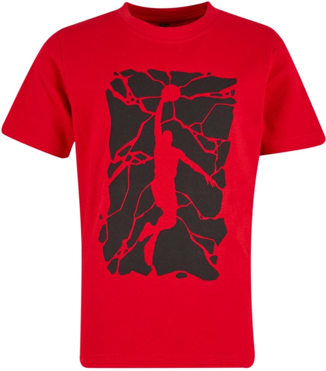 Mister Tee Kids Basketball Splitters Kinder Tshirt Kids 146/152 Rood