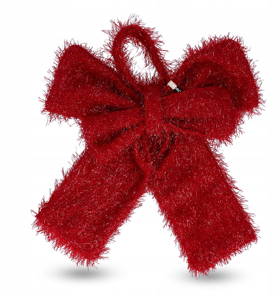Grote rode kerststrik 40x33 cm - Decoratie voor boom, deur en cadeau