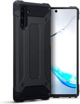 Samsung Galaxy Note 10 Hoesje - Anti Shock Hybrid Armor Case - Zwart
