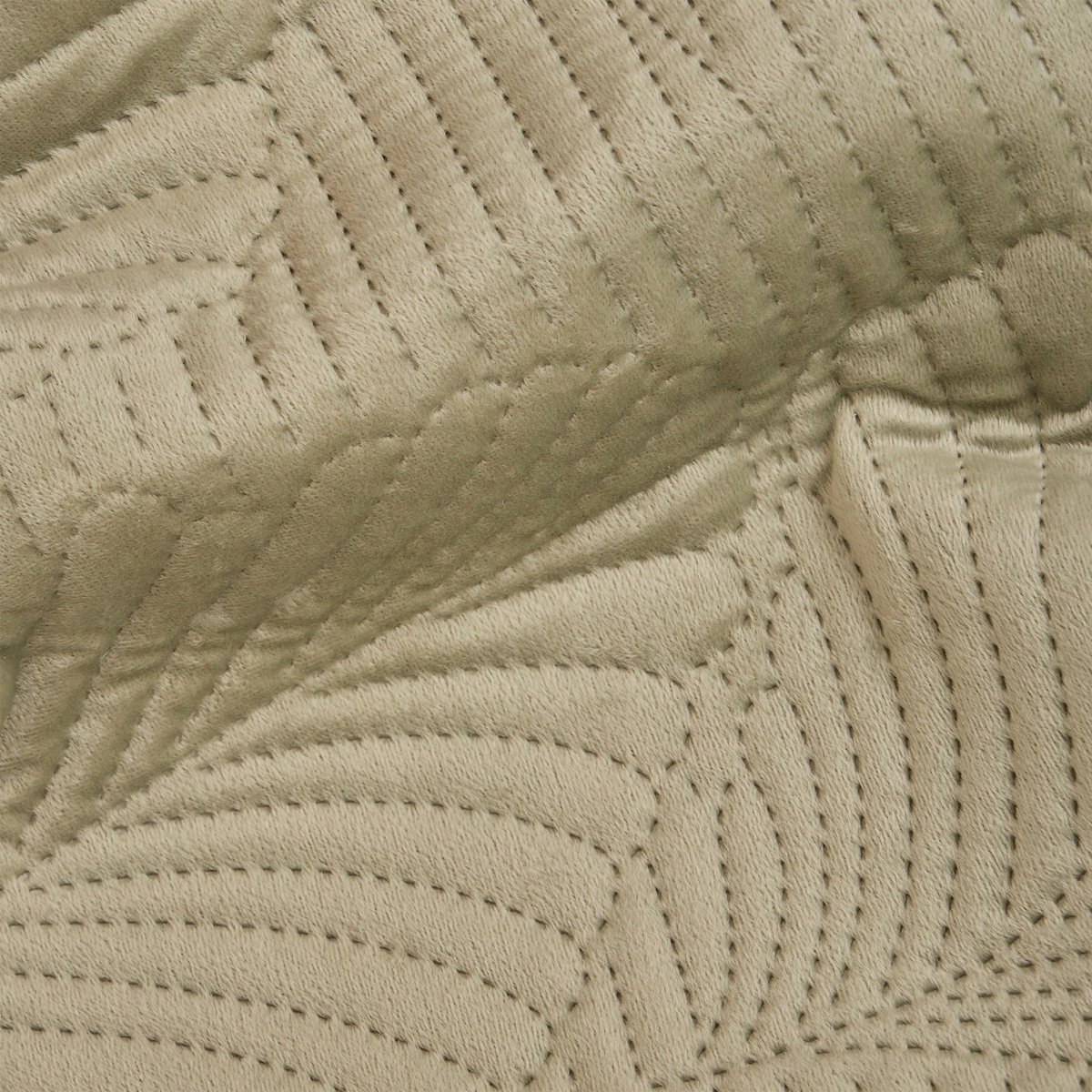 Narzuta Olivea 240x260cm Groen - Zachte Polyester, Decoratief Woontextiel
