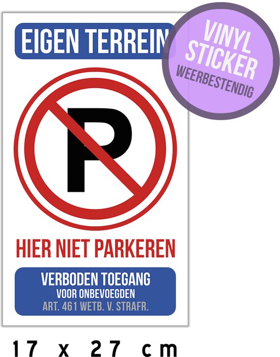 Pictogram/ Sticker | Uitrit Vrijhouden | 20 X 10 Cm | Niet Parkeren Inrit Vrijlaten Parkeeroverlast Parkeerverbod Wegsleepregeling 2 Stuks Pictogram/ Sticker | Uitrit Vrijhouden | 20 X 10 Cm | Niet Parkeren Inrit Vrijlaten Parkeeroverlast Parkeerverbod Wegsleepregeling 2 Stuks