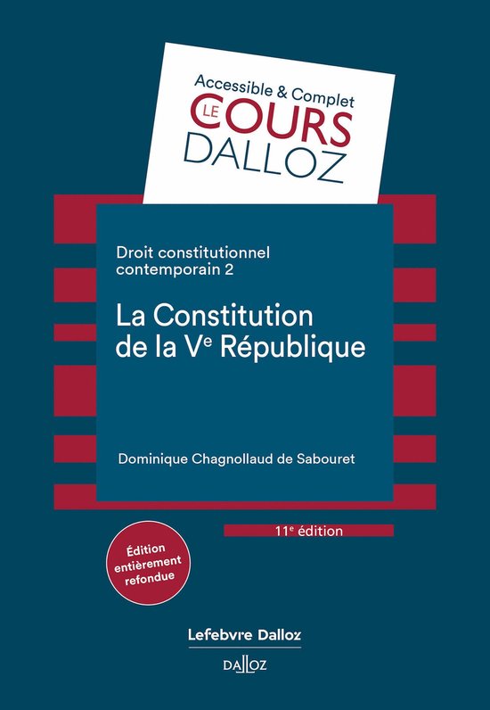 Cours 2 - Droit constitutionnel contemporain 11ed - Tome 2 L ... - cover