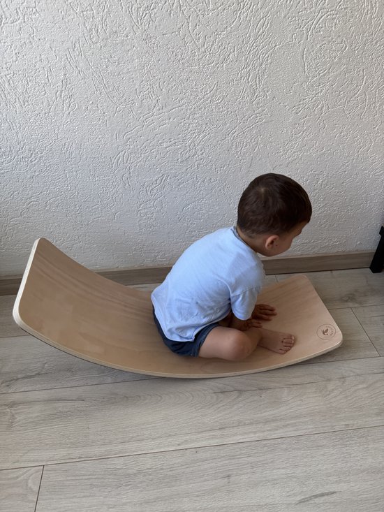 Liefjes & Co Montessori Balance Board - Balans Bord / Evenwichtsbord voor Kinderen - Stimuleert Balans, Motoriek & Creativiteit van Merkloos — afbeelding 3