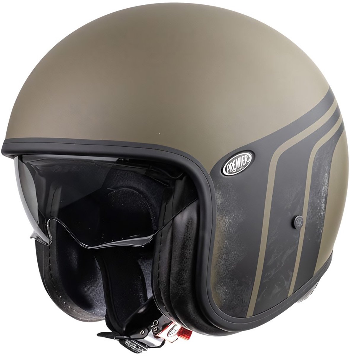 Premier Vintage Evo Btr Mil Groen BM Jethelm - Helm