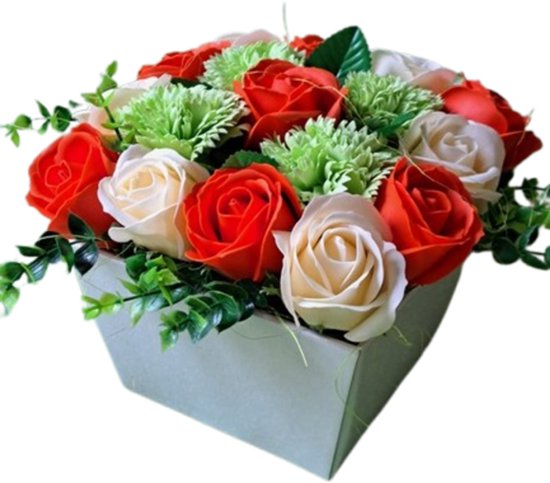 JUNYFFF Rose Bloem Boeket, Kunstmatige Zeep Bloemen Rose JUNYFFF Rose Bloem Boeket, Kunstmatige Zeep Bloemen Rose