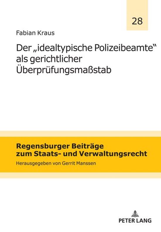 Regensburger Beitraege zum Staats- und Verwaltungsrecht 28 - ... - cover