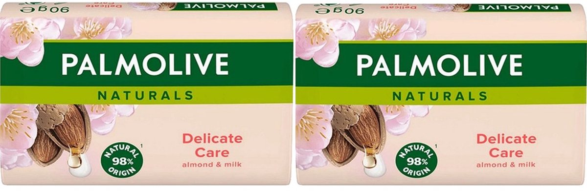 Palmolive Zeep Delicate Care – Almond & Milk - 2 x 90 Gram